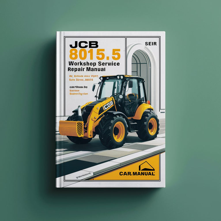 Manuel de réparation et d'entretien de la mini-pelle JCB 801.5