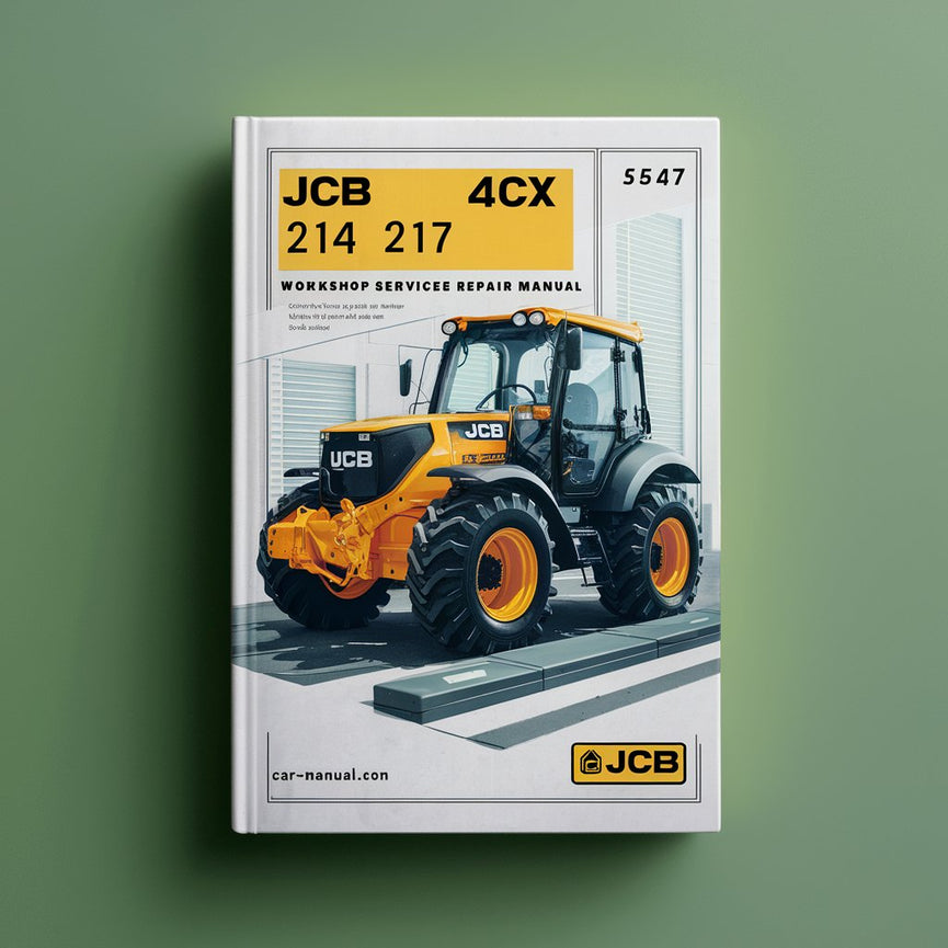 Manual de reparación y servicio del taller JCB 3CX 4CX 214 215 217 y variantes