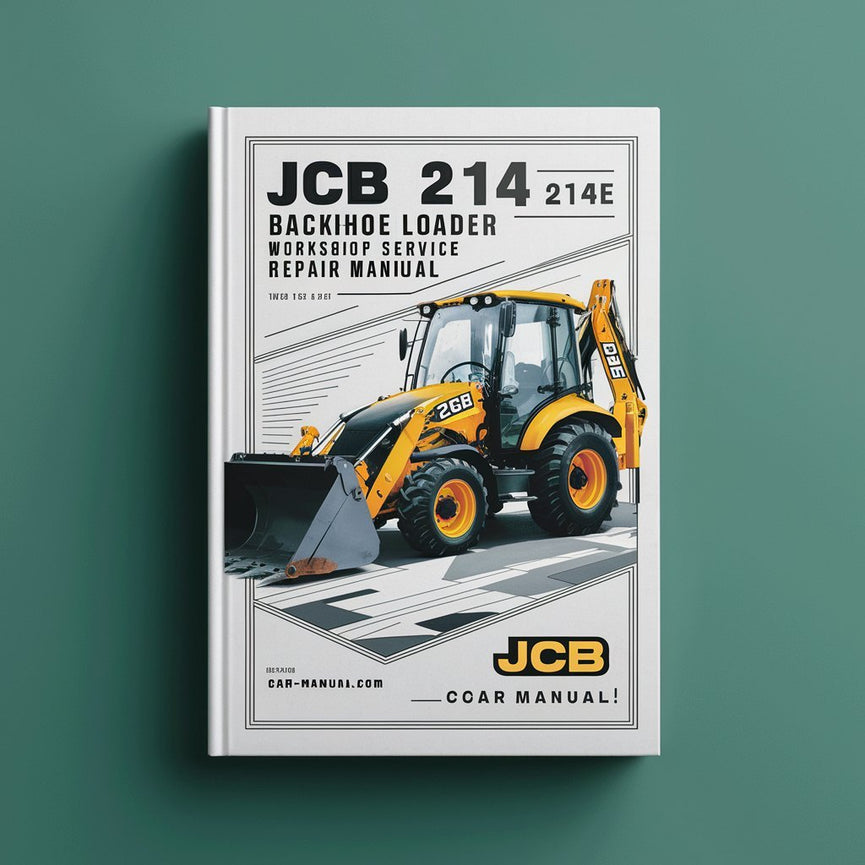 Manual de servicio y reparación del taller de la retroexcavadora JCB 214 214E