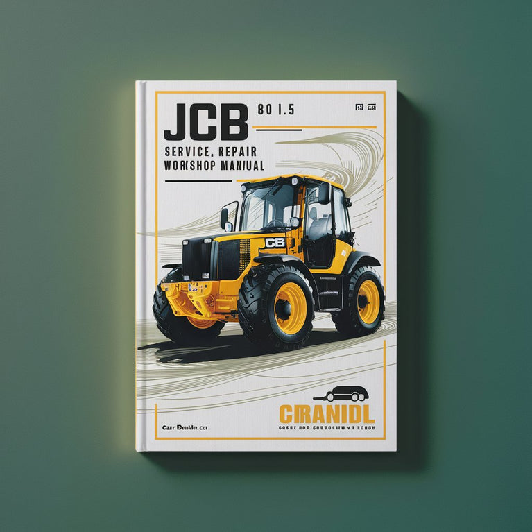 Manuel d'atelier de réparation et d'entretien JCB 801.5