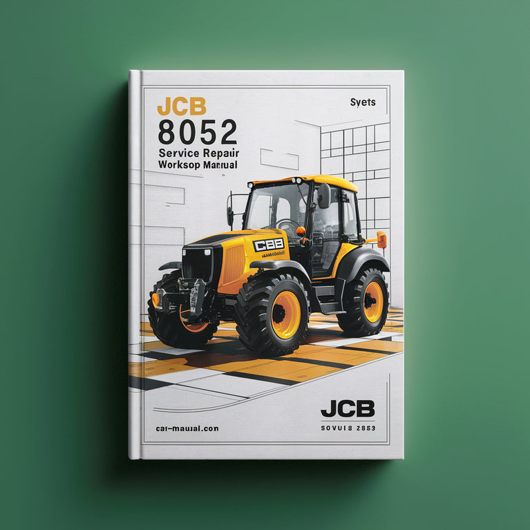 Manual de taller de reparación y servicio JCB 8052