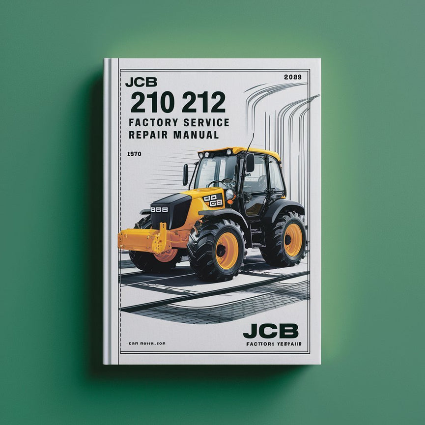 Manual de reparación y servicio de fábrica JCB 210 212