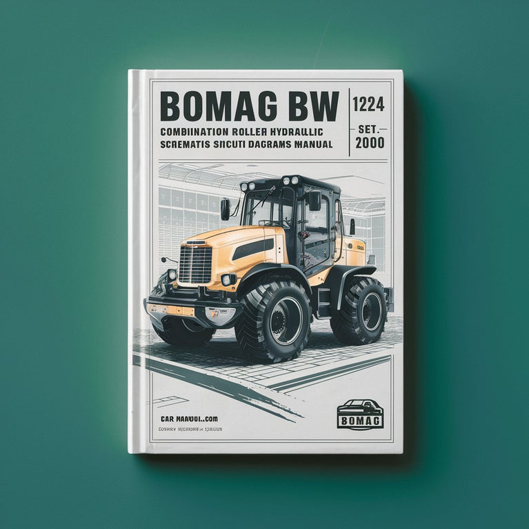 Manual de esquemas y diagramas de circuitos hidráulicos del rodillo combinado BOMAG BW 120-4