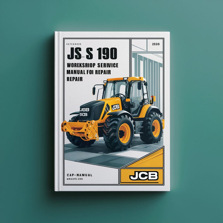 JCB JS 190 Excavator Workshop Service Manual for Repair PDF Download