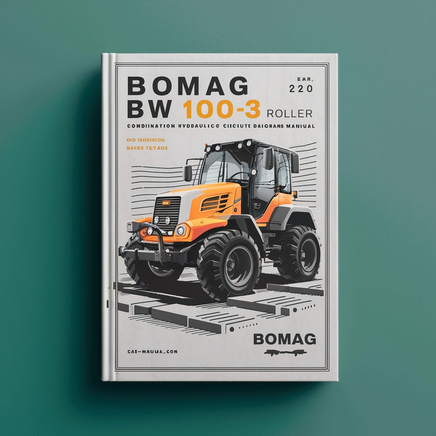 Manual de esquemas y diagramas de circuitos hidráulicos del rodillo combinado BOMAG BW 100-3