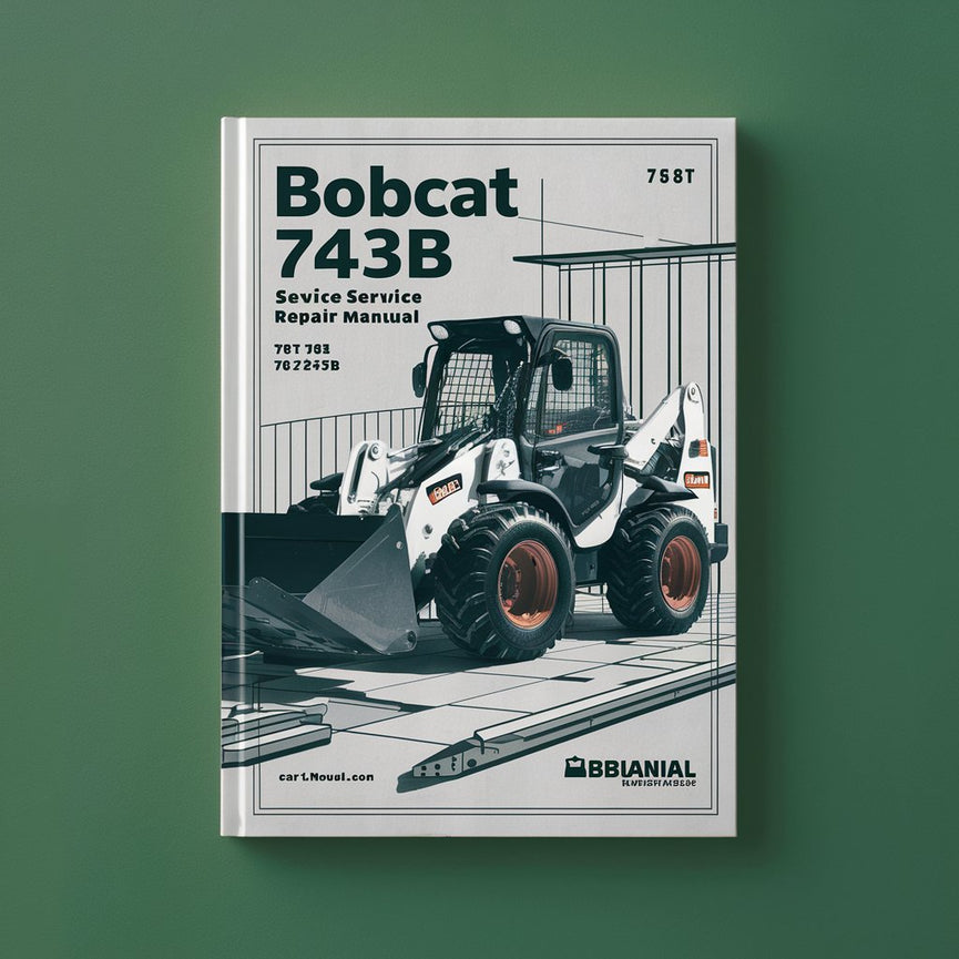 Manual de servicio y reparación de cargadoras Bobcat 742B 743B