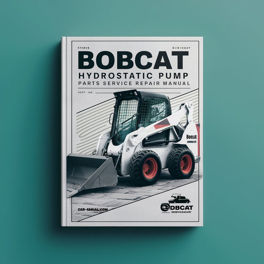 Manual de servicio y reparación de piezas de la bomba hidrostática Bobcat