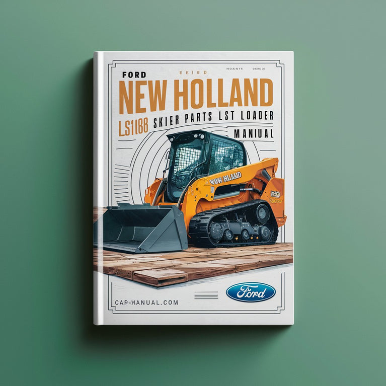 Manual de lista de piezas del cargador de dirección deslizante Ford New Holland LS185B