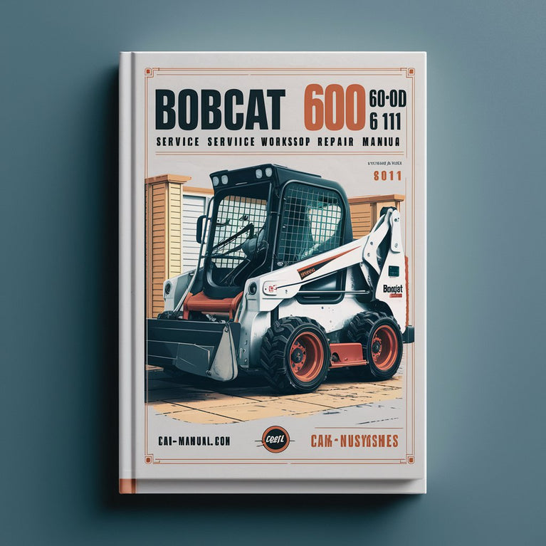 Manual de reparación y servicio del taller de minicargadoras Bobcat 600 600-D 610 611