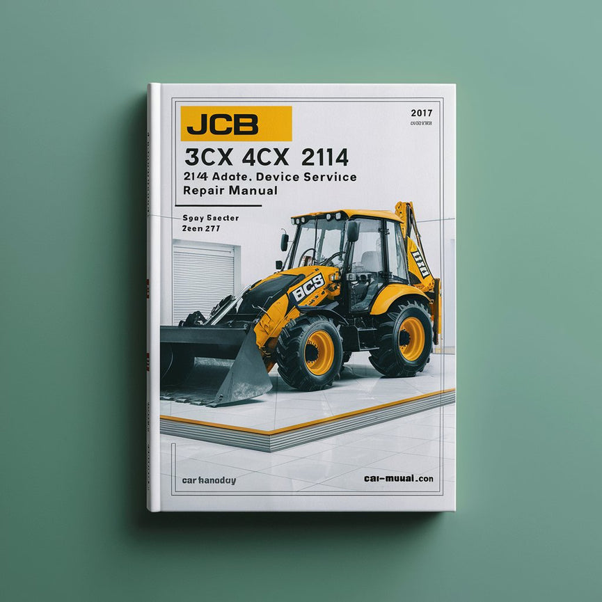 Manual de servicio y reparación del taller de retroexcavadora JCB 3CX 4CX 214E 214 215 217