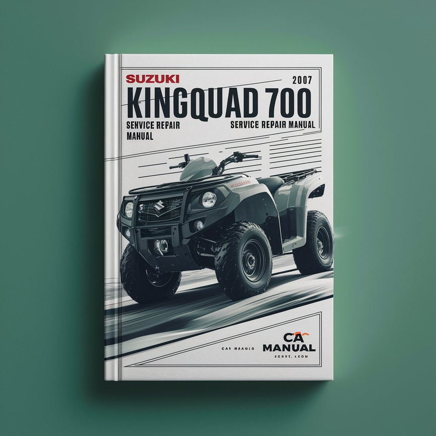 Manual de servicio y reparación de Suzuki KingQuad 700 2005-2007