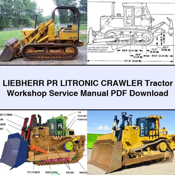 Manual de servicio y reparación del tractor de cadenas LIEBHERR PR LITRONIC