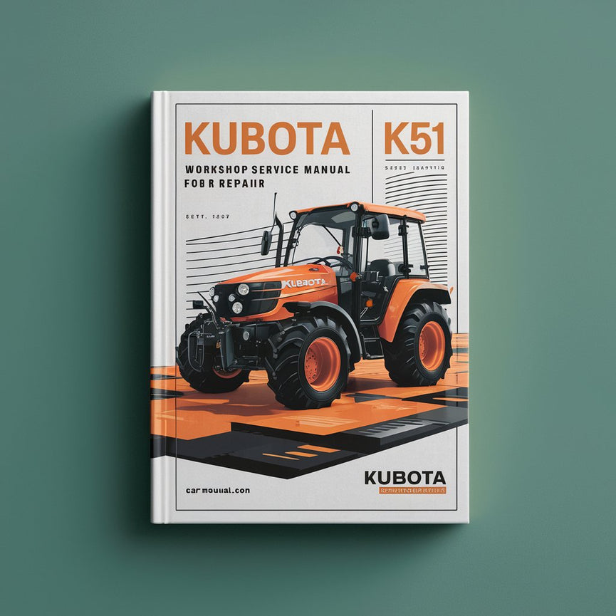 Manual de servicio y taller para reparación de Kubota KH 51