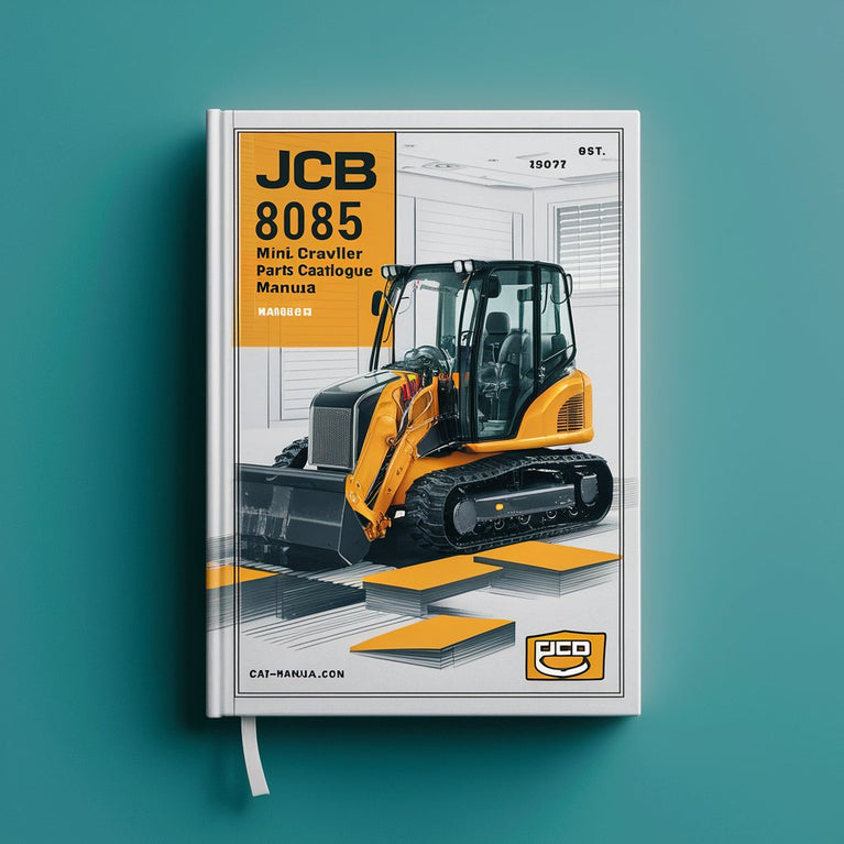 Manuel du catalogue des pièces détachées pour mini-pelle sur chenilles JCB 8085 Zts