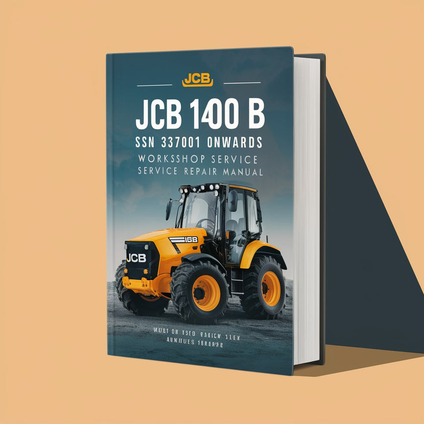 Manual de reparación y servicio del taller JCB 1400 B SN 337001 en adelante