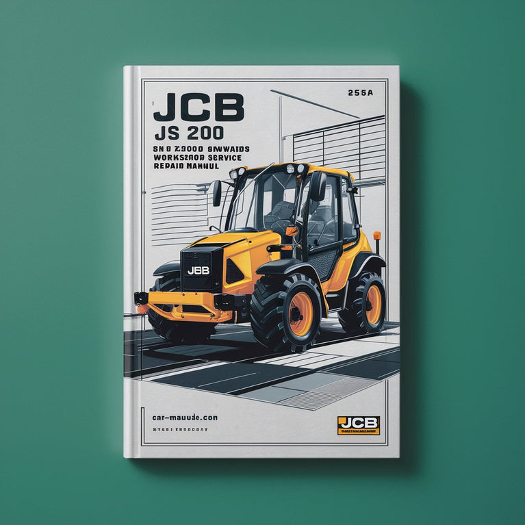 Manual de reparación y servicio del taller JCB JS 200 SN 705001 en adelante