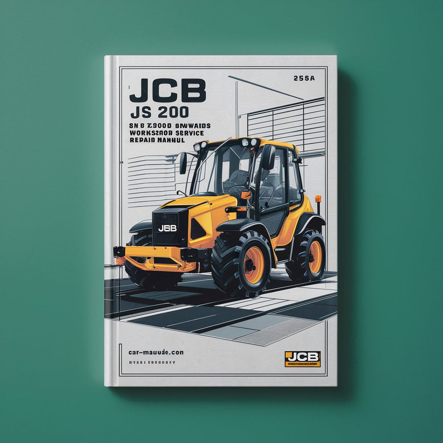 Manuel de réparation et d'entretien d'atelier JCB JS 200 SN 705001 et suivants