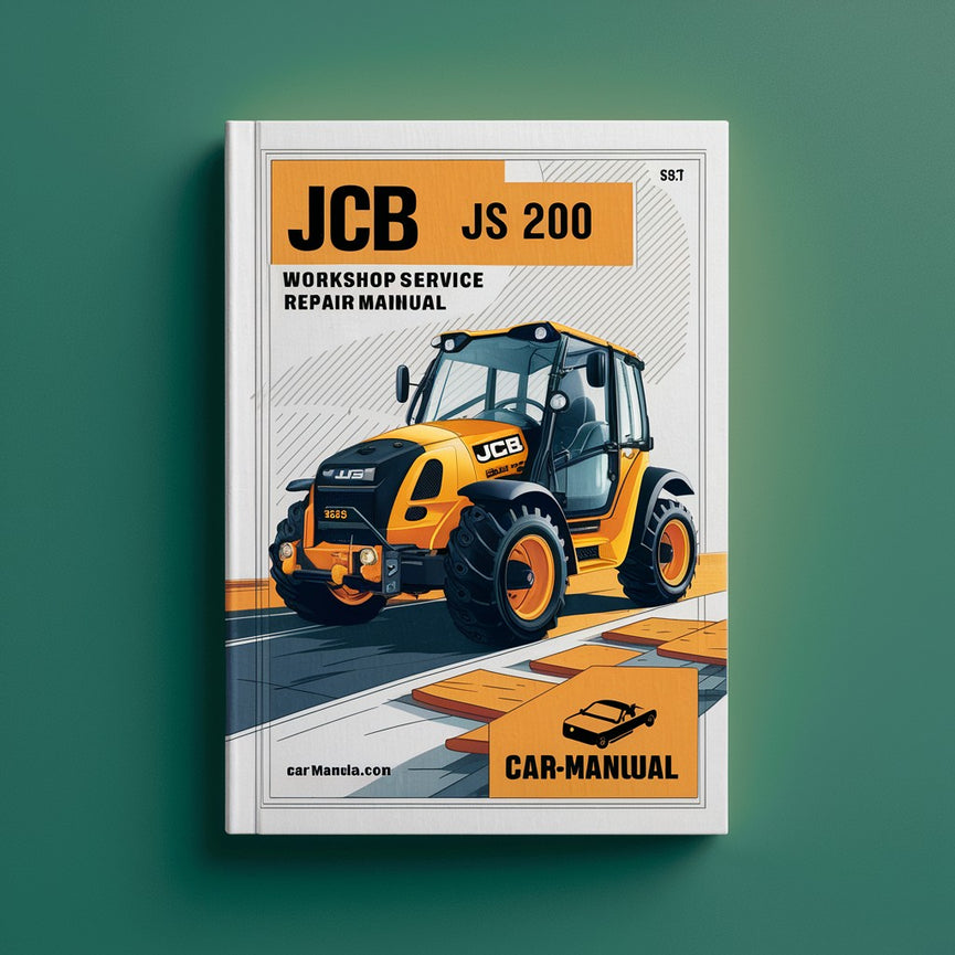 Manuel de réparation et d'entretien de l'atelier JCB JS 200 SN 1018001-1019999