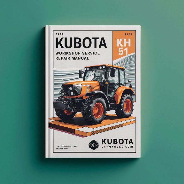 Manual de servicio y reparación del taller Kubota KH 51