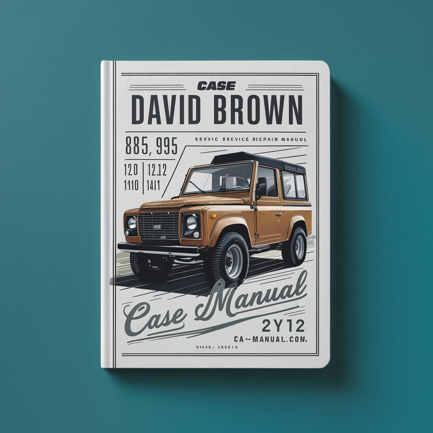 Manual de servicio y reparación de Case David Brown 885 995 1210 1212 1410 1412