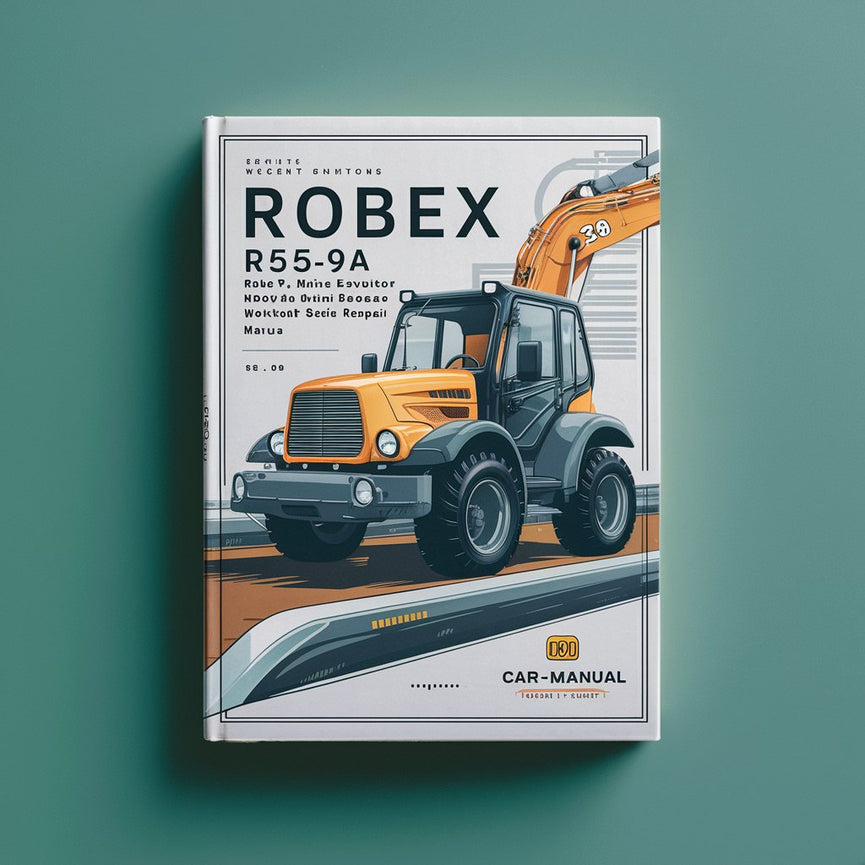 Manual de reparación y servicio del taller de miniexcavadoras ROBEX R55-9A R-55 9A