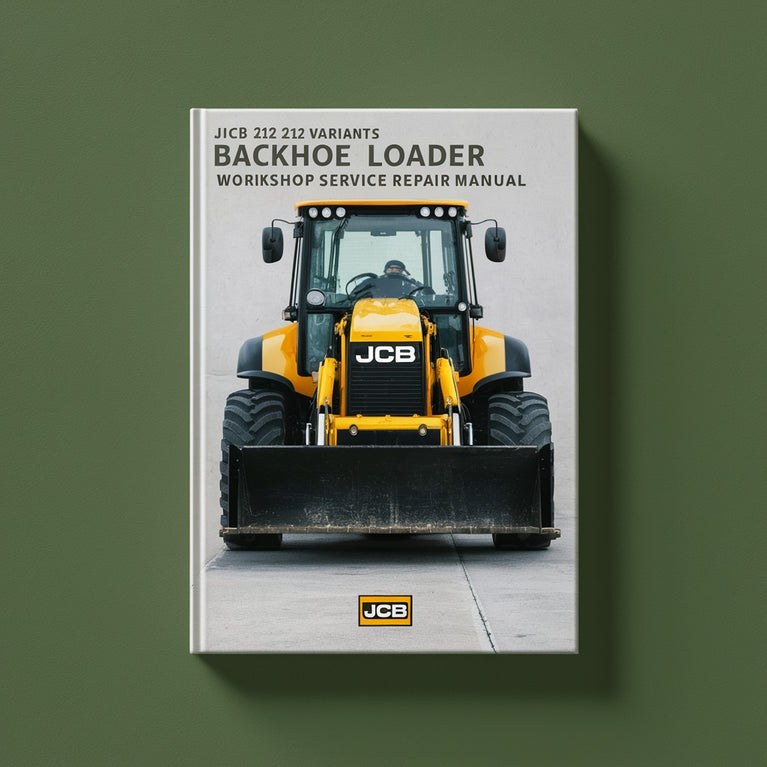 Jcb 210 212 & variants Backhoe Loader Workshop Service Repair Manual