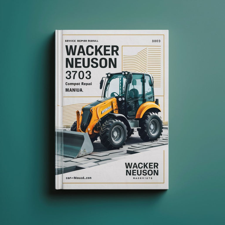 Manual de servicio y reparación de la excavadora compacta Wacker Neuson 3703