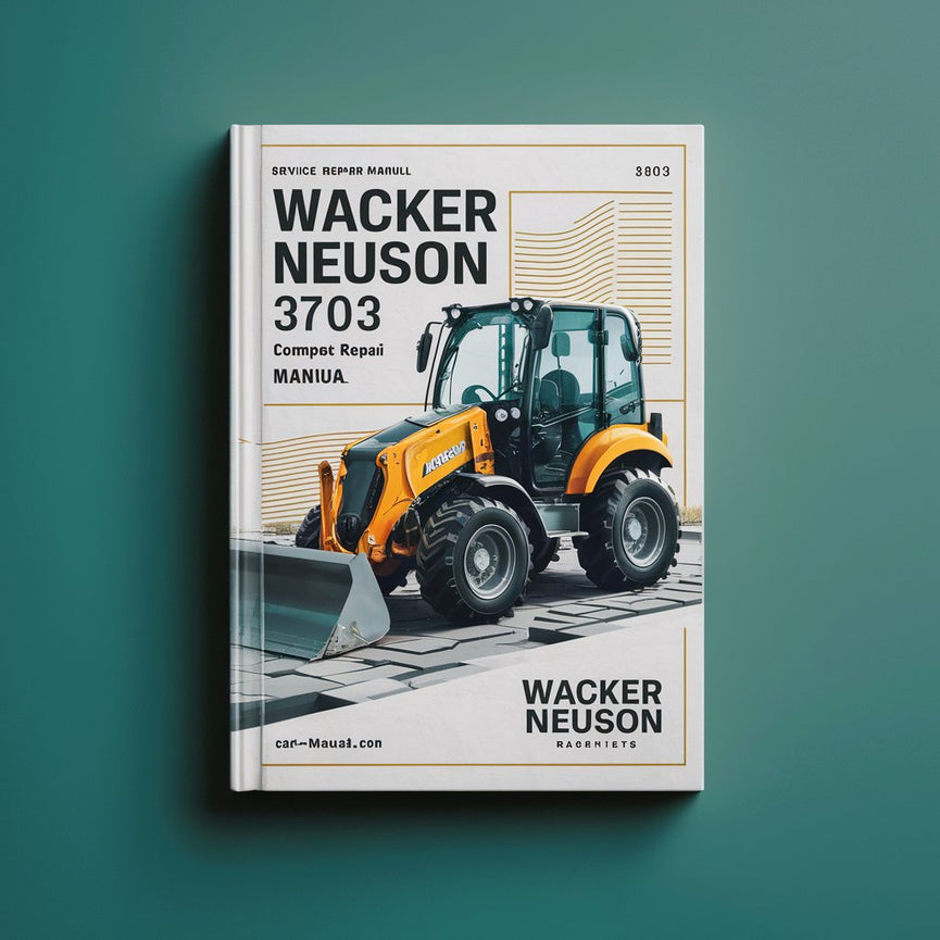 Wacker Neuson 3703 Compact excavator Service Repair Manual