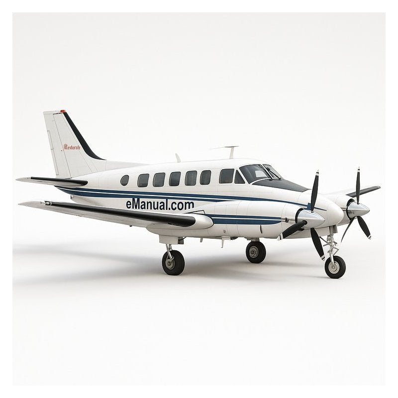 Beechcraft Queen Air n Airliner IPC A65 70 B80 parts Manual