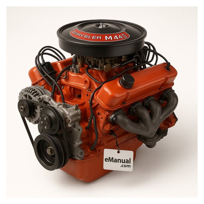 Chrysler M440 1970S Marine Inboard Engine Service Repair Workshop Manual PDF