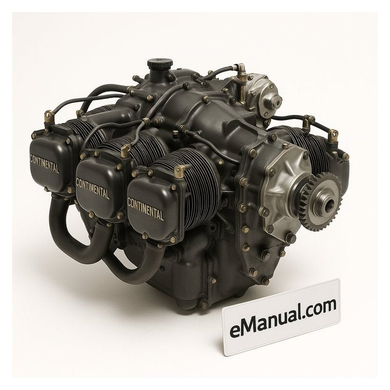 Continental C75 C85 C90 O 200 Models O-200 Service Repair Workshop Manual