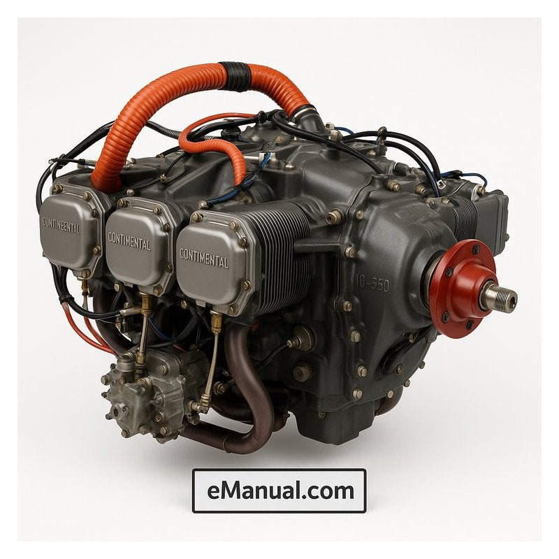 Continental IO 550 Series Engine I0F-550 Bcnpr Aircraft Service Repair Workshop Manual PDF