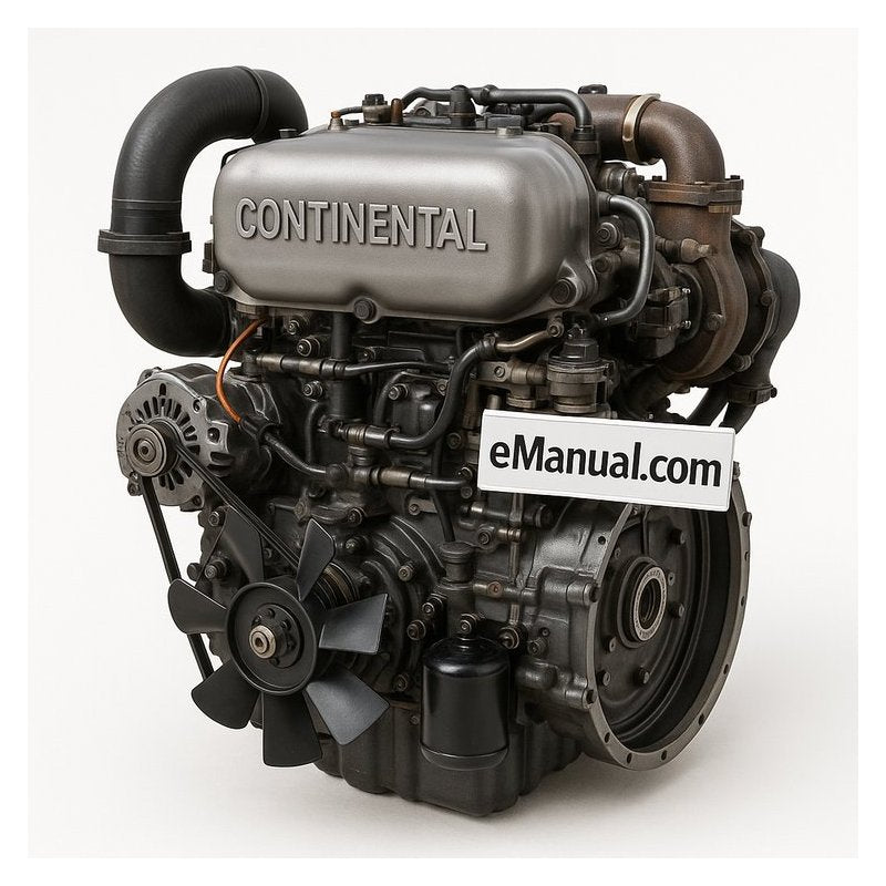 Continental Tmdt Engine Operators -improved Service Repair Workshop Manual PDF