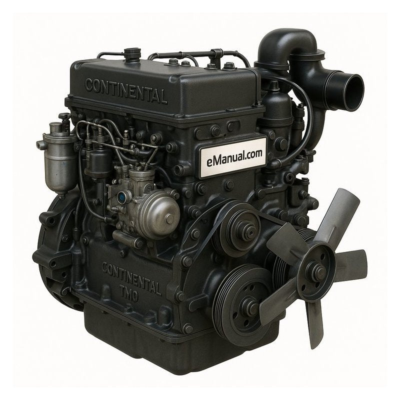 Continental TMD Series TMD13 TMD20 TMD27 Diesel Engine Operator Service Repair Workshop Manual PDF