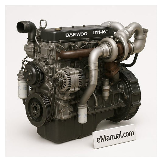 Daewoo Doosan DE08TIS D1146 D1146TI Diesel Engine Service Repair Workshop Manual