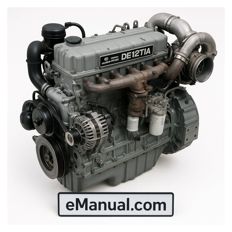 Daewoo Doosan DE12T DE12TI DE12TIA DE12TIS Diesel Engine Operation Service Repair Workshop Manual PDF