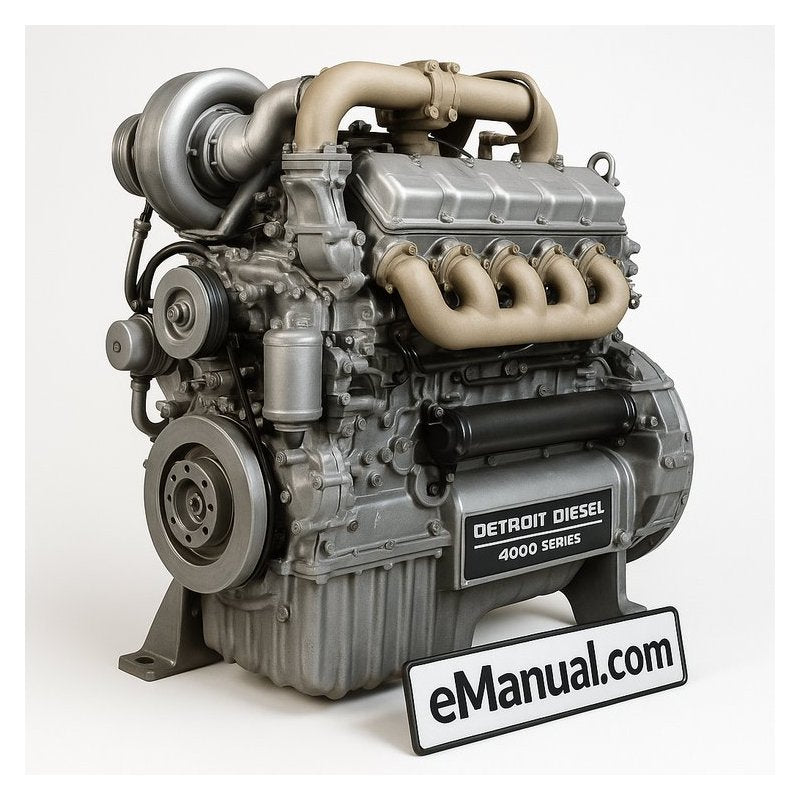 MTU 4000 Series Detroit Diesel 8V 10V 12V 16V 20V 6R Service Repair Workshop Manual PDF