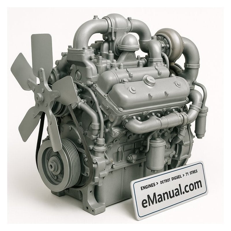 Detroit Diesel 71 Series -line Engine Service Repair Workshop Manual PDF