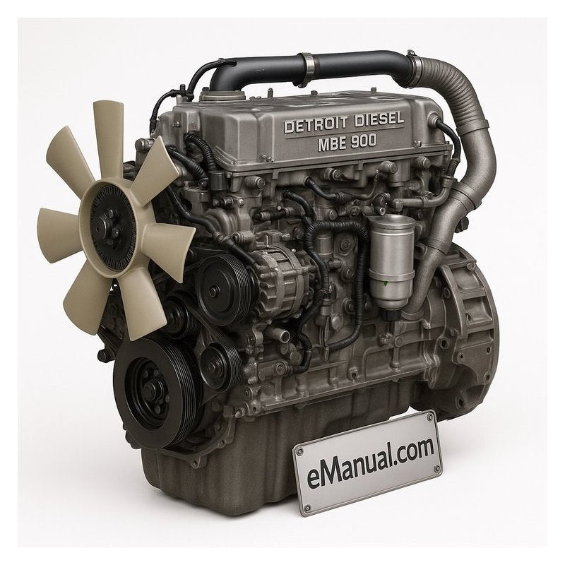 Detroit Diesel MBE 900 Series MBE900 Engine Service Repair Workshop Manual PDF