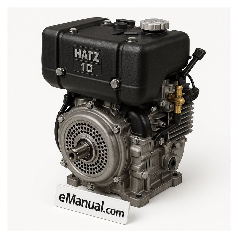 Hatz 1D Series Diesel 41 90 D Operation ( English ) Service Repair Workshop Manual PDF