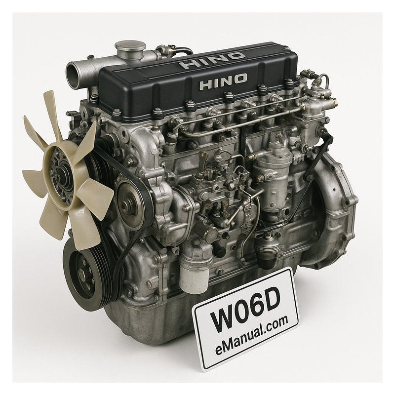 Hino W06D Til Engine Service Repair Workshop Manual PDF