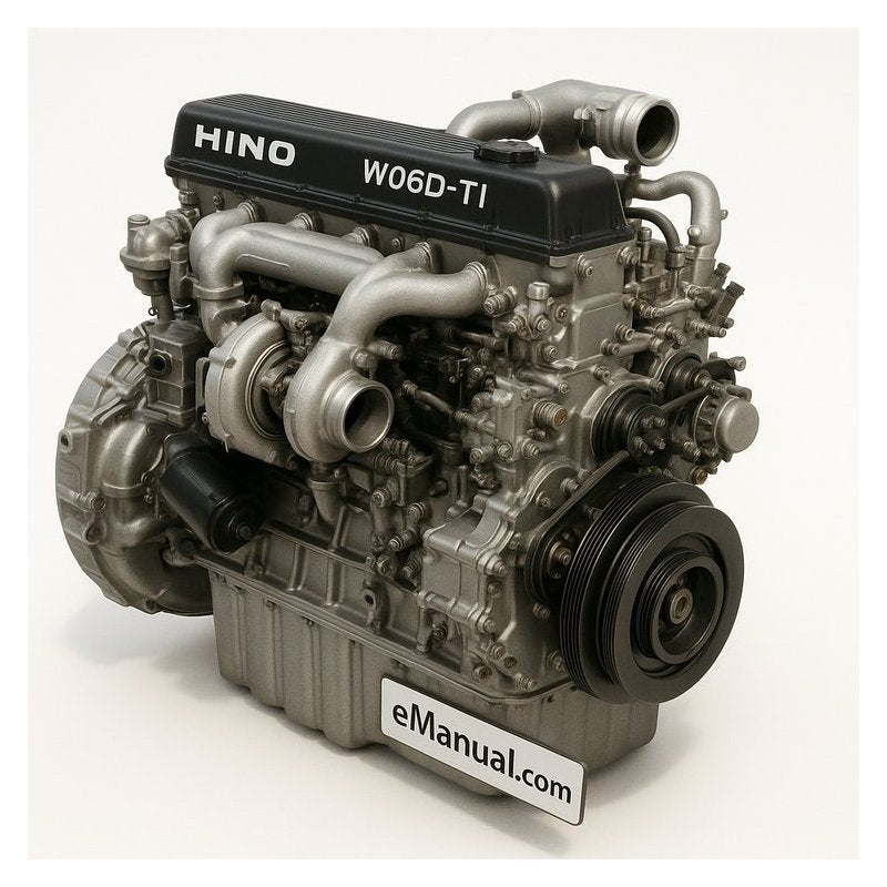 Hino W06D TI Engine Service Repair Workshop Manual PDF