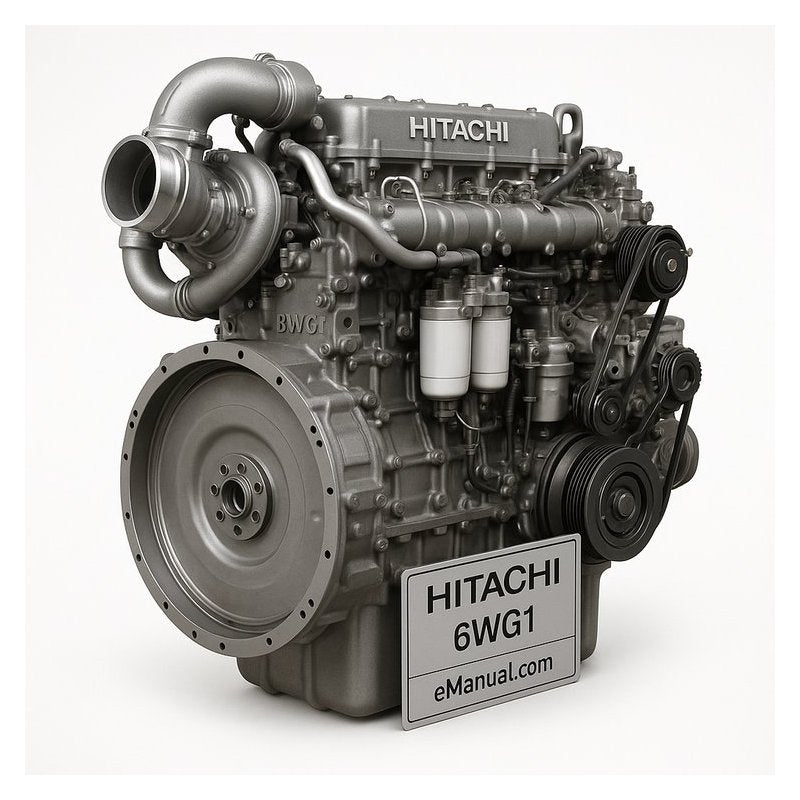 Hitachi 6wg1 Interim Tier 4 Compatible Engine Service Repair Workshop Manual PDF