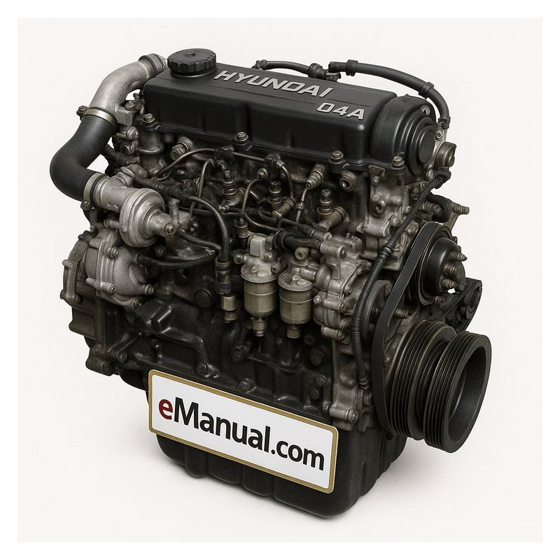 Hyundai D 4 A D6B Diesel Engine Service Repair Workshop Manual PDF