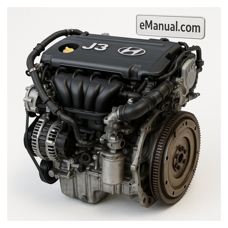 Hyundai J3 Terracan Delphi Common Rail Diesel Engine Digital Service Repair Workshop Manual PDF