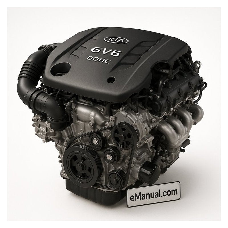Kia GV6 DOHC Engine Gasoline Petrol Service Repair Workshop Manual PDF