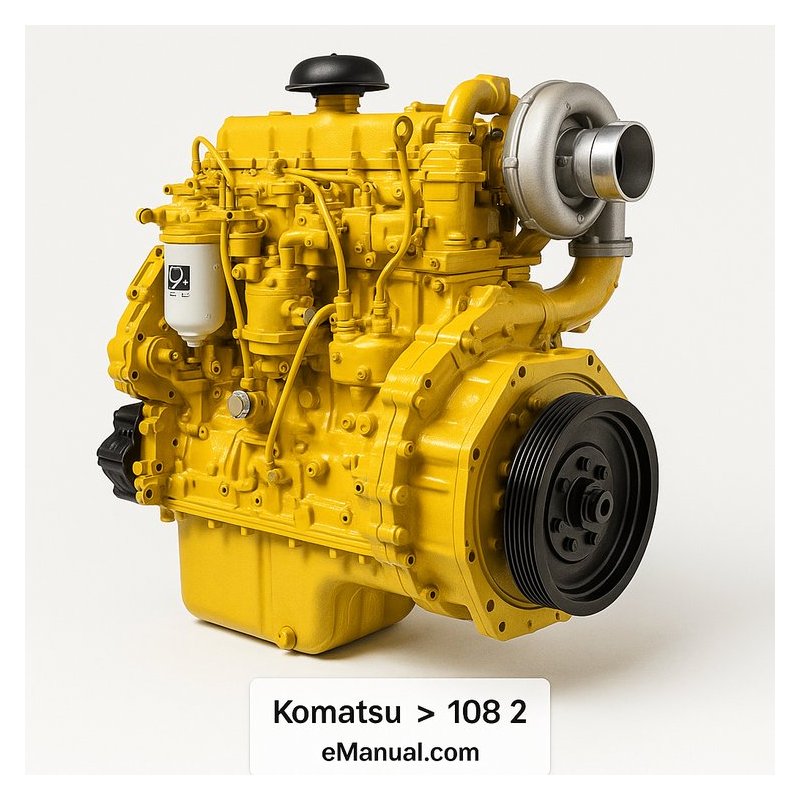 Komatsu 108 2 6d108e Diesel Engine Service Repair Workshop Manual PDF