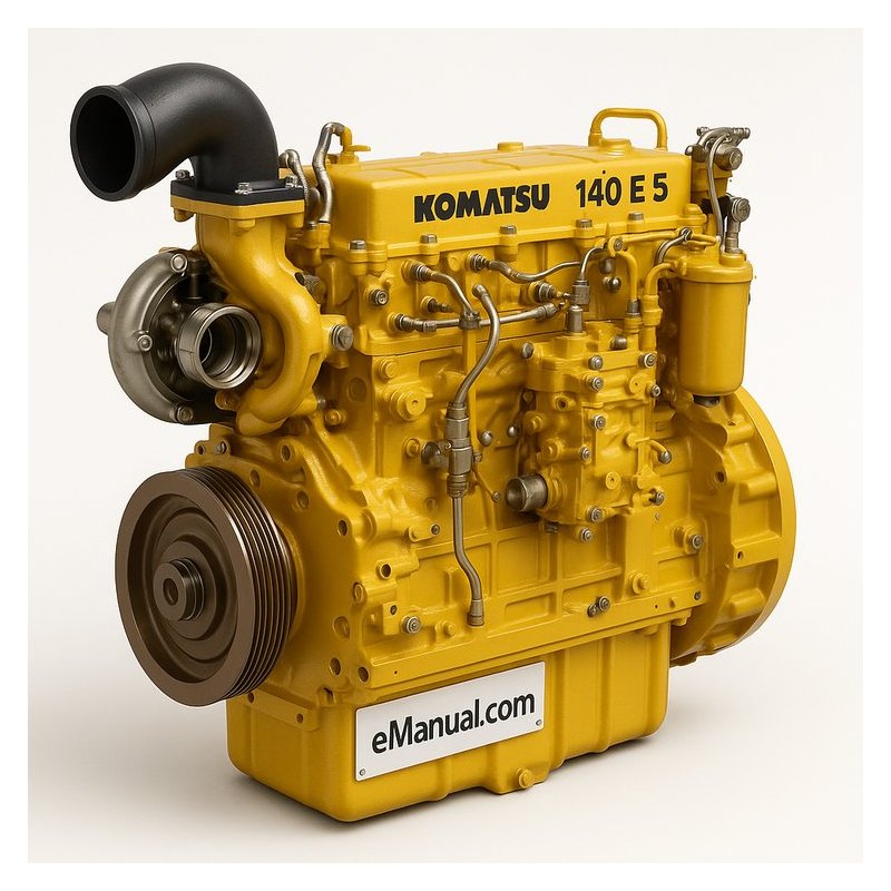 Komatsu 140 E 5 140-3 Series Diesel Engine Service Repair Workshop Manual PDF