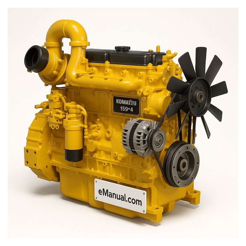 Komatsu 155 4 155-4 Diesel Engine Service Repair Workshop Manual PDF
