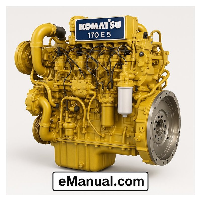 Komatsu 170 E 5 6D170-1 Series S6d170-1 Sa6d170-1 Saa6d170-1 Service Repair Workshop Manual